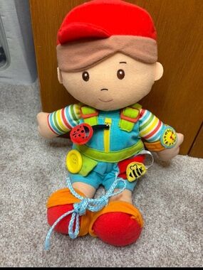 Interactive Multicolor Activity Doll - Soft Learning Toy